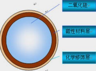 核壳式二氧化硅磁性微球
