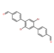 CAS：2375652-86-9 1,4-二溴-2,5-双(4-甲酰基苯基)苯