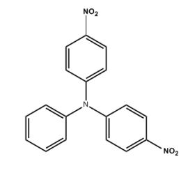 4-硝基-N-（4-硝基苯基）-N-苯基苯胺 cas:1100-10-3