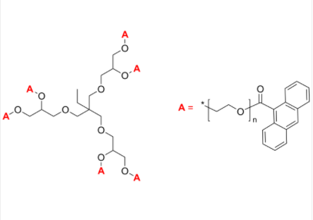 6-Arm PEG-An 6臂星形-聚乙二醇-蒽 荧光标记