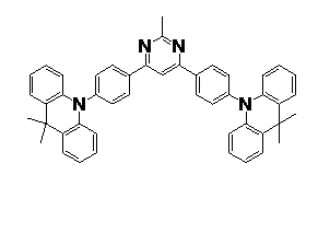 2-甲基-4,6-双[4-(9,9-二甲基-9,10-二氢吖啶)苯基]嘧啶