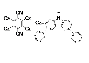 2,3,5,6-四(3,6-二苯基-9-咔唑基)-对苯二腈