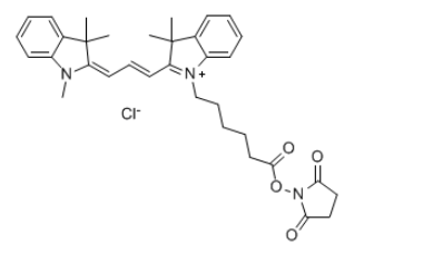 水溶性CY3-NHS ester  三甲川花菁染料CY3标记N-羟基琥珀酰亚胺