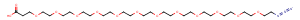 Azido-PEG12-acid Chemical Structure