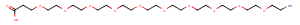 Amino-PEG10-acid Chemical Structure