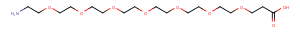 Amino-PEG7-acid Chemical Structure