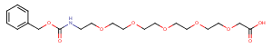 Cbz-NH-PEG5-CH2COOH Chemical Structure