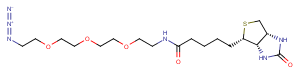 Biotin-PEG3-azide Chemical Structure