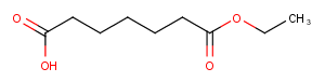 Monoethyl pimelate Chemical Structure