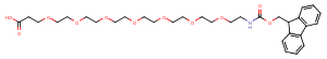 Fmoc-N-PEG7-acid Chemical Structure