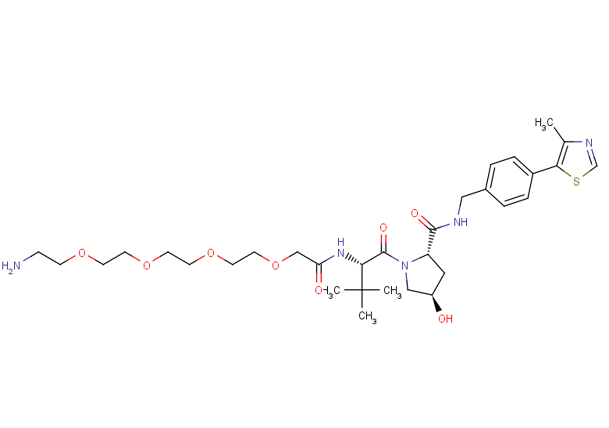 (S,R,S)-AHPC-PEG4-NH2 Chemical Structure