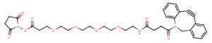 DBCO-PEG4-NHS ester Chemical Structure