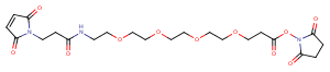 Mal-amido-PEG4-NHS ester Chemical Structure