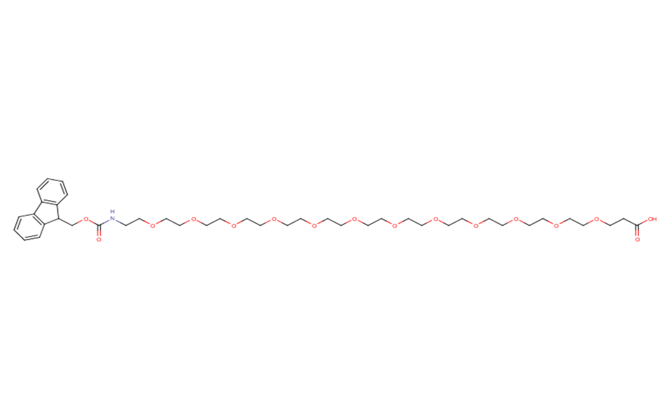 Fmoc-NH-PEG12-CH2CH2COOH Chemical Structure