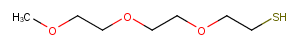 m-PEG3-SH Chemical Structure