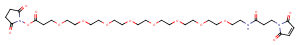 Mal-amido-PEG8-NHS ester Chemical Structure