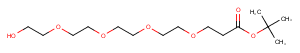 Hydroxy-PEG4-(CH2)2-Boc Chemical Structure