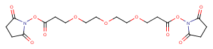 Bis-PEG3-NHS ester Chemical Structure