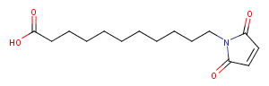 11-Maleimidoundecanoic acid Chemical Structure