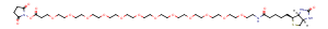 Biotin-PEG12-NHS ester Chemical Structure