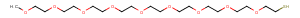 m-PEG9-SH Chemical Structure