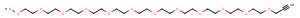 Propargyl-PEG11-methane Chemical Structure