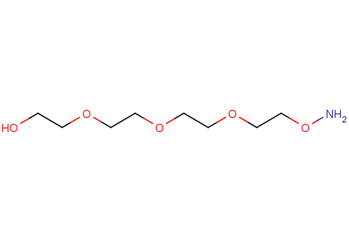 Aminooxy-PEG4-alcohol Chemical Structure