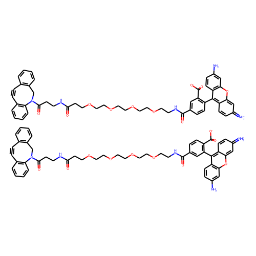 Carboxyrhodamine 110-PEG4-DBCO Chemical Structure