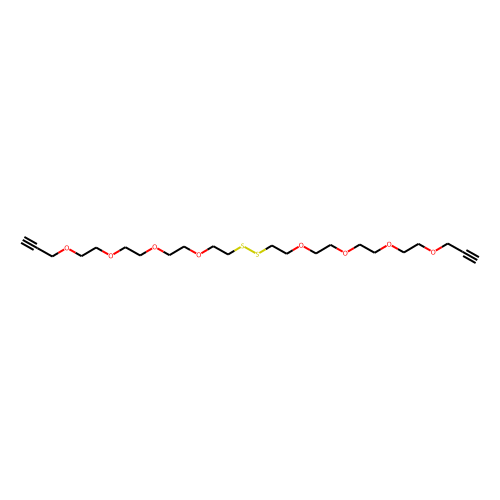 Alkyne-PEG4-SS-PEG4-alkyne Chemical Structure
