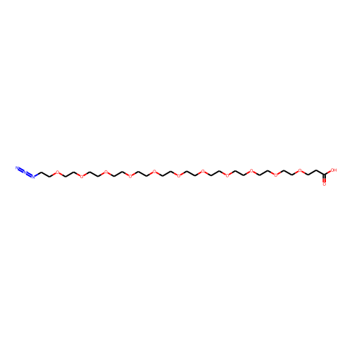 Azido-PEG11-acid Chemical Structure