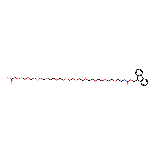 Fmoc-NH-PEG11-CH2COOH Chemical Structure