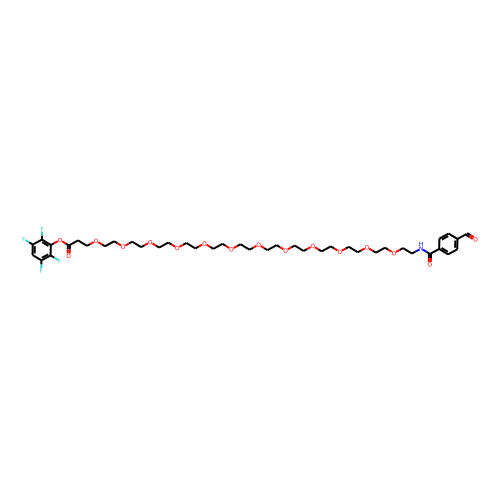 Ald-Ph-PEG12-TFP ester Chemical Structure