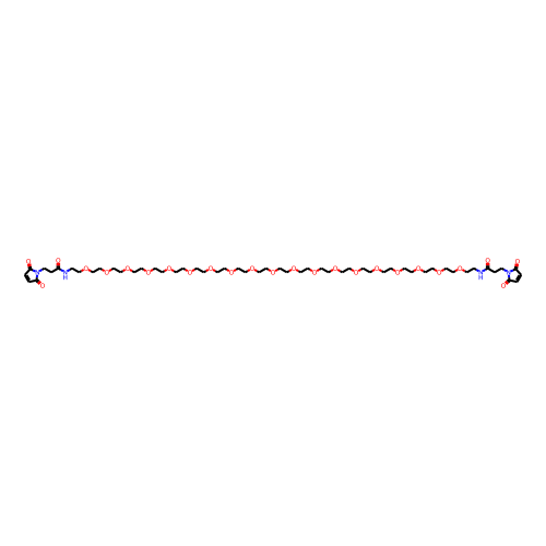Bis-Mal-PEG19 Chemical Structure