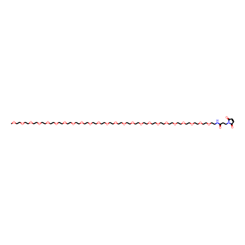 m-PEG24-Mal Chemical Structure