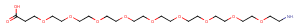 Amino-PEG9-acid Chemical Structure