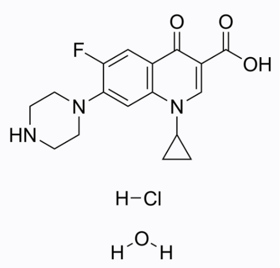 cas:86393-32-0 Ciprofloxacin hydrochloride monohydrate 环丙沙星盐酸盐一水合物