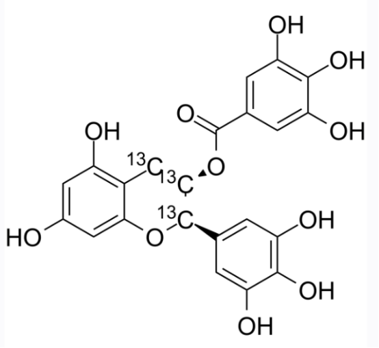 (-)-表没食子儿茶素没食子酸酯 13C3