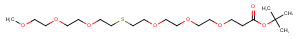 m-PEG3-S-PEG3-Boc Chemical Structure