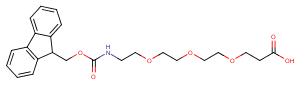 Fmoc-NH-PEG3-CH2CH2COOH Chemical Structure