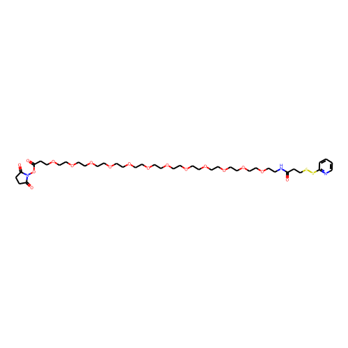 SPDP-PEG12-NHS ester Chemical Structure