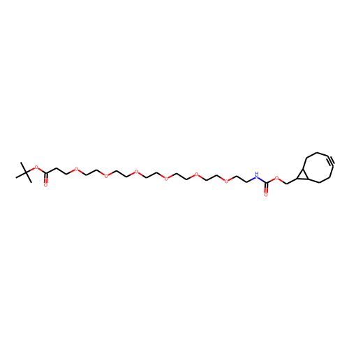endo-BCN-PEG6-Boc Chemical Structure