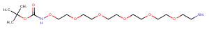 Boc-Aminooxy-PEG5-amine Chemical Structure