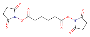 Di(N-succinimidyl)adipate Chemical Structure