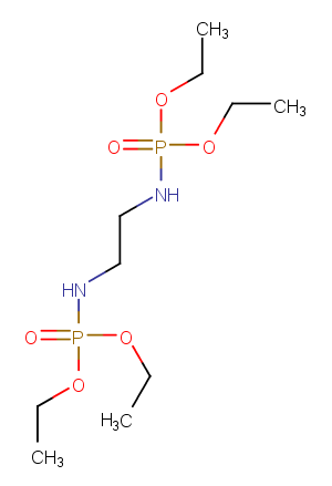 C2-Bis-phosphoramidic acid diethyl ester Chemical Structure