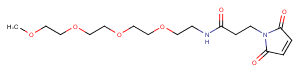 m-PEG4-amino-Mal Chemical Structure