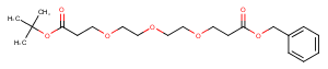 Benzyloxy carbonyl-PEG3-C2-Boc Chemical Structure