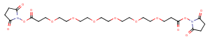 Bis-PEG6-NHS ester Chemical Structure