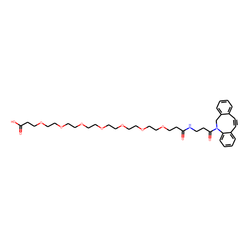 DBCO-NHCO-PEG7-acid Chemical Structure