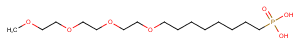 m-PEG4-(CH2)6-Phosphonic acid Chemical Structure