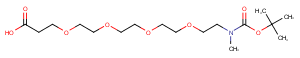 N-Methyl-N-(t-Boc)-PEG4-acid Chemical Structure